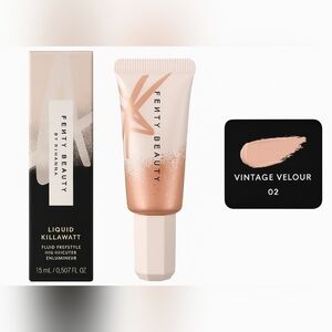 NIB Fenty Beauty Liquid Killawatt Fluid Freestyle Highlighter Vintage Velour